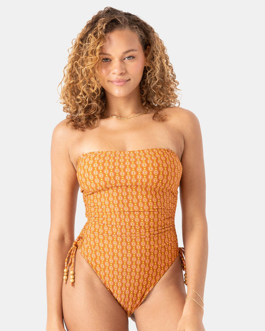 Ray Of Sunshine Adjustable Side One Piece Swimsuit