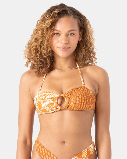 Ray Of Sunshine Ring Bandeau Bikini Top